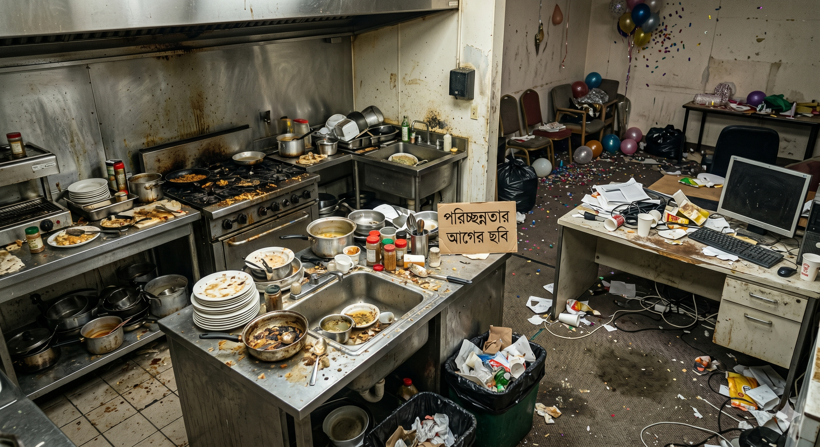 Before cleaning state