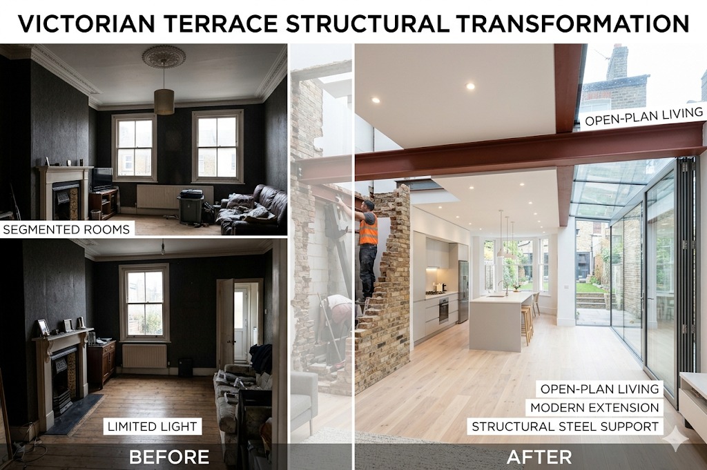 Victorian Terrace Structural Transformation